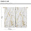 Gold Marble Kitchen Curtains White Modern Texture 2 Panels 2