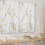 Gold Marble Kitchen Curtains White Modern Texture 2 Panels 3