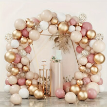 Balloon Garland Arch Kit Blush Pink Gold 102-Piece