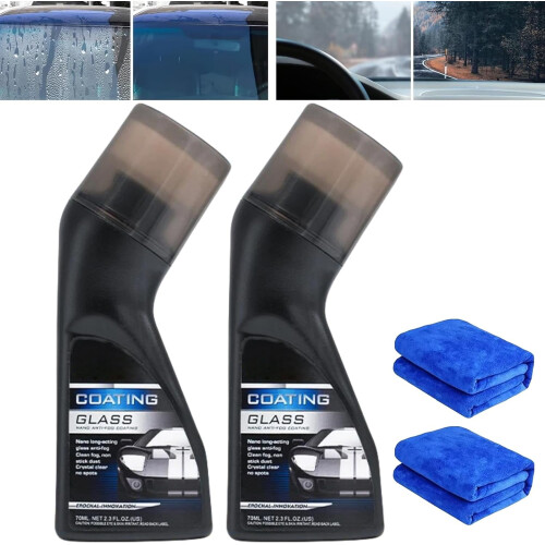 Magic Gem Anti-Fog Coating for Windshields Mirrors Glasses