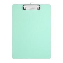 A4 Plastic Clipboard Colored Low-Profile Clip 1 Pack