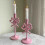 Taper Candle Holder Bow Shape Metal 2 Pack 5