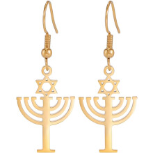 Hanukkah Star of David Dangle Earrings for Women