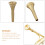 Golden Copper Horn Mouthpiece Replacement for Musicians 4