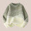 Girls Green Block Pullover Sweater 5 Years Soft Cotton 1