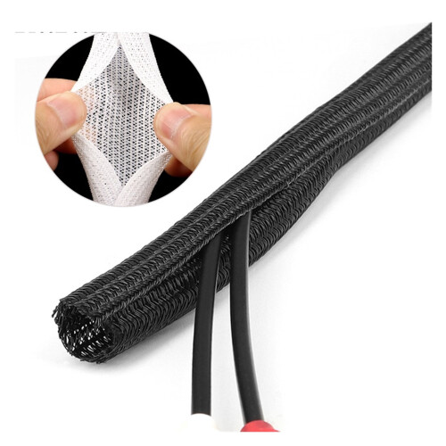 PET Expandable Cable Sleeve 1 Meter Flexible Self-Closing 1