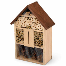 Oypla Wooden Stick Bee Wildlife Insect Hotel House Garden Nest Shelter Box Habitat