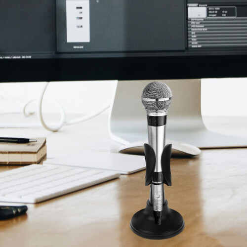 Desktop Microphone Stand Adjustable Boom 2 pcs 1