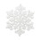 White Snowflake Christmas Ornaments 4.13 inch 3 pcs 4