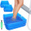 Inflatable Foot Bath Basin 13x13x5.5 Inch 2 Pack 1