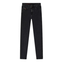 (24R, Black/Grey Denim) Diesel Womens/Ladies 1984 Slandy High Rise Skinny Jeans