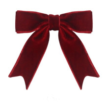 Velvet Bow Hair Clip for Women and Girls, Handmade Ribbon