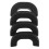 Black Silicone Pot Handle Sleeve 4 pcs 7