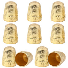Metal Thimble Ring for Sewing Finger Protection 10 pcs