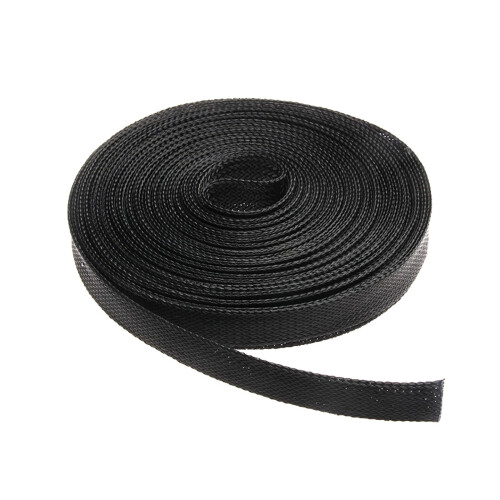 Black PET Insulated Expandable Cable Sleeve
