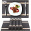 PVC Table Mats Brown Durable Washable Heat Resistant Set of 3