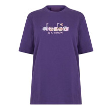 (10 UK, Purple) Diadora Womens/Ladies Eye Crew Neck T-Shirt