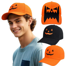 Halloween Pumpkin Baseball Cap Personalized