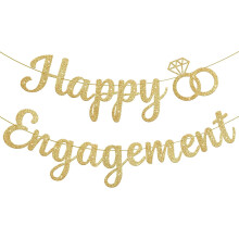 Engagement Banner for Proposal and Wedding Decor