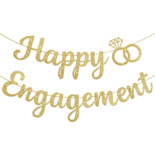 Engagement Banner for Proposal and Wedding Decor