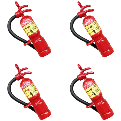 Mini Red Fire Extinguisher Iron Portable Safety Equipment