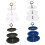 Cake Display Stand Black Plastic Three-Tier 6
