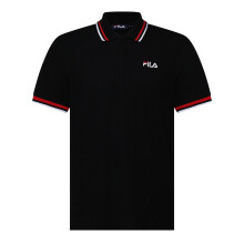 (S, Black) Fila Mens Bowey Polo Shirt