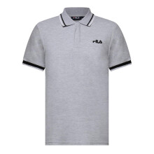(XXL, Light Grey Marl) Fila Mens Bowey Polo Shirt