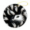 Skunk Ornament Christmas Tree Decor Black and White 1