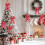 Velvet Christmas Tree Bow Red Decoration 1 Pack 4