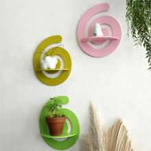 Prateleiras de Parede de Madeira, Suporte de Exposição Colorido, Decoração de Parede de Plantas, Prateleira, Decoração de Quarto, Sala de Estar,