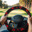 Heart Pattern Stretchable Steering Wheel Cover for Club Car 1