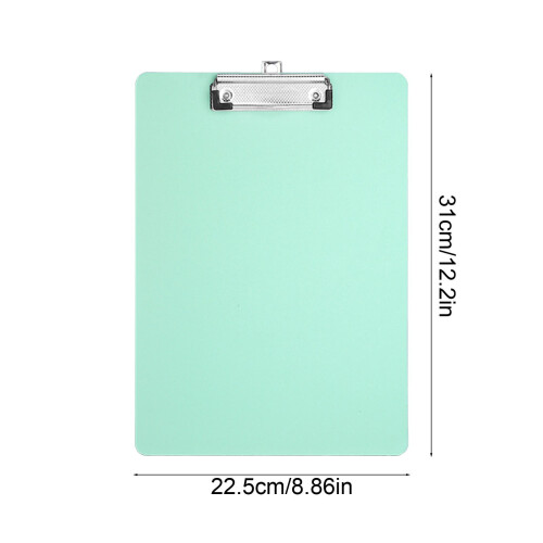 A4 Plastic Clipboard Colored Low-Profile Clip 1 Pack 2