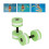 Aquatic Dumbbells Foam Pool Weights Blue 2PCS 4