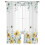 Sheer Curtains Yellow Cosmos Bee Design 52x63 Inch Light 7