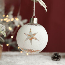 Christmas Glass Ball Ornament Set 12pcs