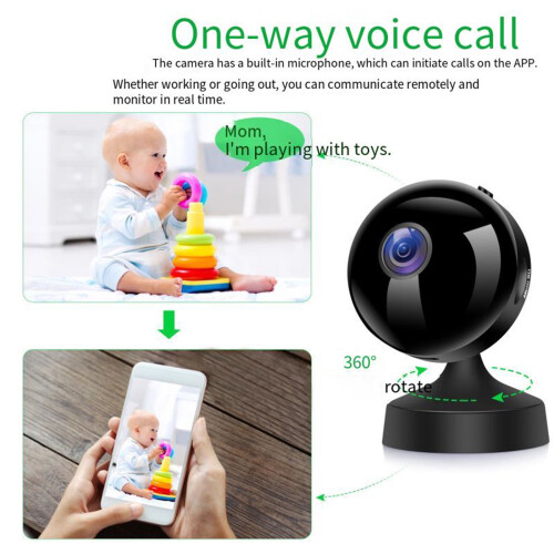 Wireless Security Camera 1080p HD with Night Vision 1