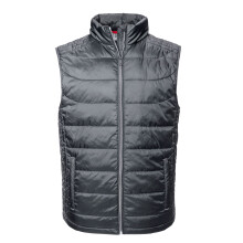 (S, Iron Grey) Russell Mens Nano Padded Body Warmer