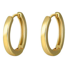 O-Shaped Zircon Stud Earrings for Women 2 Pairs