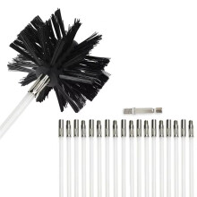 100mm Brush Rotary Chimney Brush Long Handle Flexible Rod for Chimney Dryer Pipe Fireplace Inner Wall Cleaning Tools