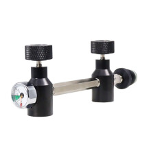 Inflator Can Connect 2 Gas Cylinders Outdoor Sports Long-Lasting Gas Cylinder Connector G1/2 Inflator A