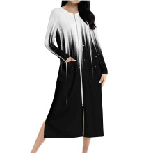 Women's Plush Winter Robe with Pockets, 2X
