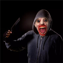 Latex Realistic Horror Mask for Halloween Makeup Party Scary Face Cover Makeup Masquerade Bloody Disgusting Masque