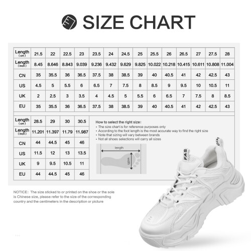 Women's Athletic Shoes Chunky Design 1 Pair 1