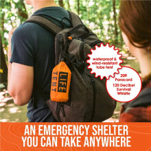 3X Tente D'Urgence Extérieure Isolée pour 2 Personnes, Imperméable, Sauvetage D'Urgence, Isolée, avec Sifflet de Sauvetage, Tente Anti-Déchirure