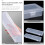 Small Transparent Plastic Tool Storage Box with Hanging Hole 3