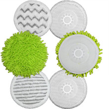 6 Pack S7001 Mop Pads for S8201 S8001 S7001 S7201 S7000AMZ ,Steam & Scrub All-in-One Scrub Pads, Washable Pad
