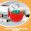 Red Cloth Pin Cushion Compact 12 Pcs 8