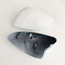 For 2008 208 Corsa 2019-2025 Car Replacement Rearview Side Mirror Cover Wing Cap Trim White