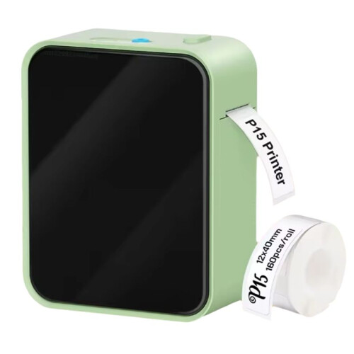 P15  Label Maker  Similar As D11 D110 D101 P15 Thermal Label Printer Handheld Sticker Machine DIY Green